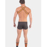 Barcode Berlin Short BYRON Laboratory Noir-Orange